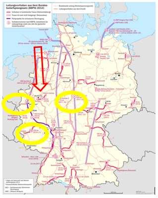 Derartige Kohle-Kraftwerke sind aufgrund der Energiespeicherfunktion auch geeignet die Stromtrassen-Problematik zu entschärfen.