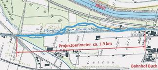 Werdenberger Binnenkanal (SG). Während über 100 Jahren floss das Wasser des Werdenberger Binnenkanals in seinem technisch begradigten Lauf.