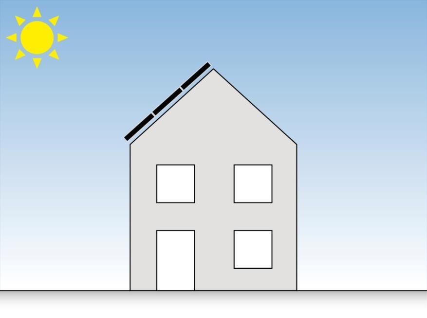 Unterschied: dachparallele und aufgeständerte PV- und Solarmodule Schlagschatten reduziert Erwärmung der Dachhaut