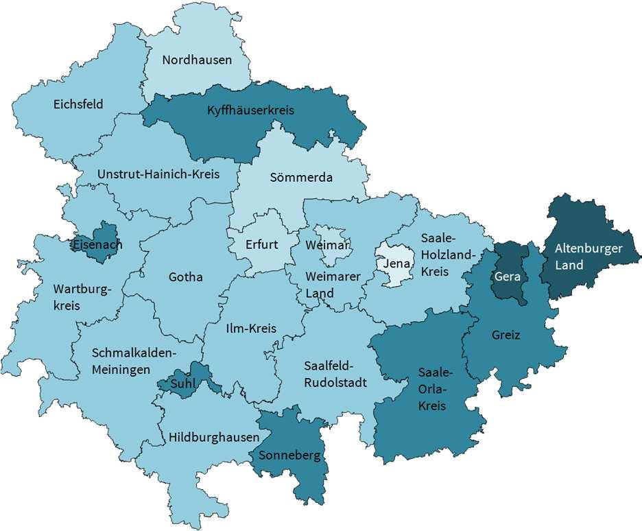 Leerstand Ergebnisse des Zensus 2011 Leerstand in Gera mehr sechs Mal so hoch wie in Jena Leerstandsquote für Wohnungen in Wohngebäuden ohne Wohnheime in TH Leerstandsquote Minimum: 1,9%
