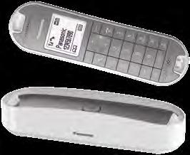 cheinträge mit je 3 Nummern Anruf bei neuen AB-Nachrichten z.b. auf das Smartphone Sprechende Anrufererkennung4, 5 Babyphone Anruferanzeige (CLIP) 4 KX-PRS120 INTUITIVE BENUTZEROBERFLÄCHE Anrufer- und Wahlsperre (z.