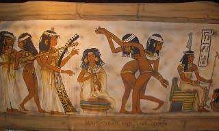 B Kulissen Ägypten Pos.1.1 Kulisse Ägyptische Wandmalereien Ca.