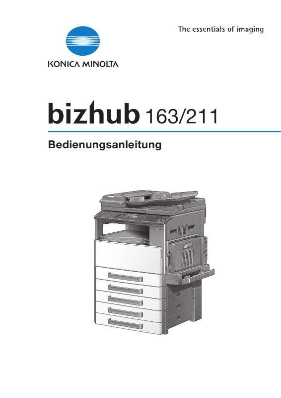 Konica Minolta Bizhub 163V - 3 - The bizhub 163 serves as a standard local twain scanner when connected directly to a pc.