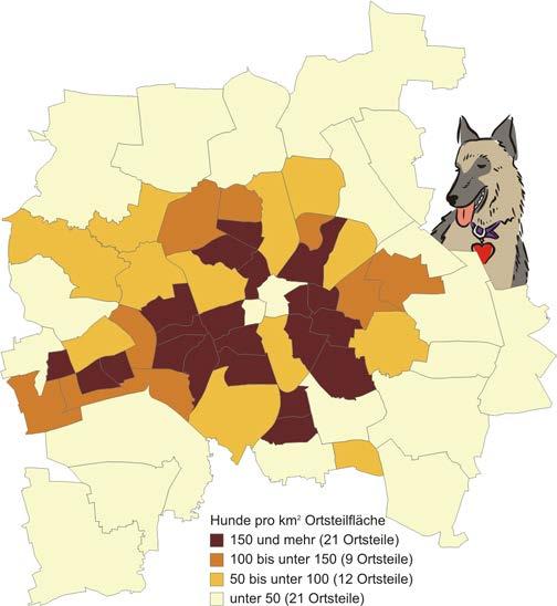 259 18 68 339 1 668 216 19 948 19 156 344 Quelle: Stadtkämmerei Leipzig Hundehaltung in den Leipziger Ortsteilen 216 Zusammenfassung: Der Hund gilt allgemein als des Deutschen liebstes Haustier.