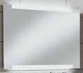 Leuchtstoffröhren mirror panel with vertical lights 130 cm 47,8 cm Toledo 4 cm x x 80/100/130 cm 169/171/170 chrom gloss chrome 160/320/588 mm SLIM 1,5 cm x 48,5 cm x 80/100/130 cm Mybad Bohrabstand