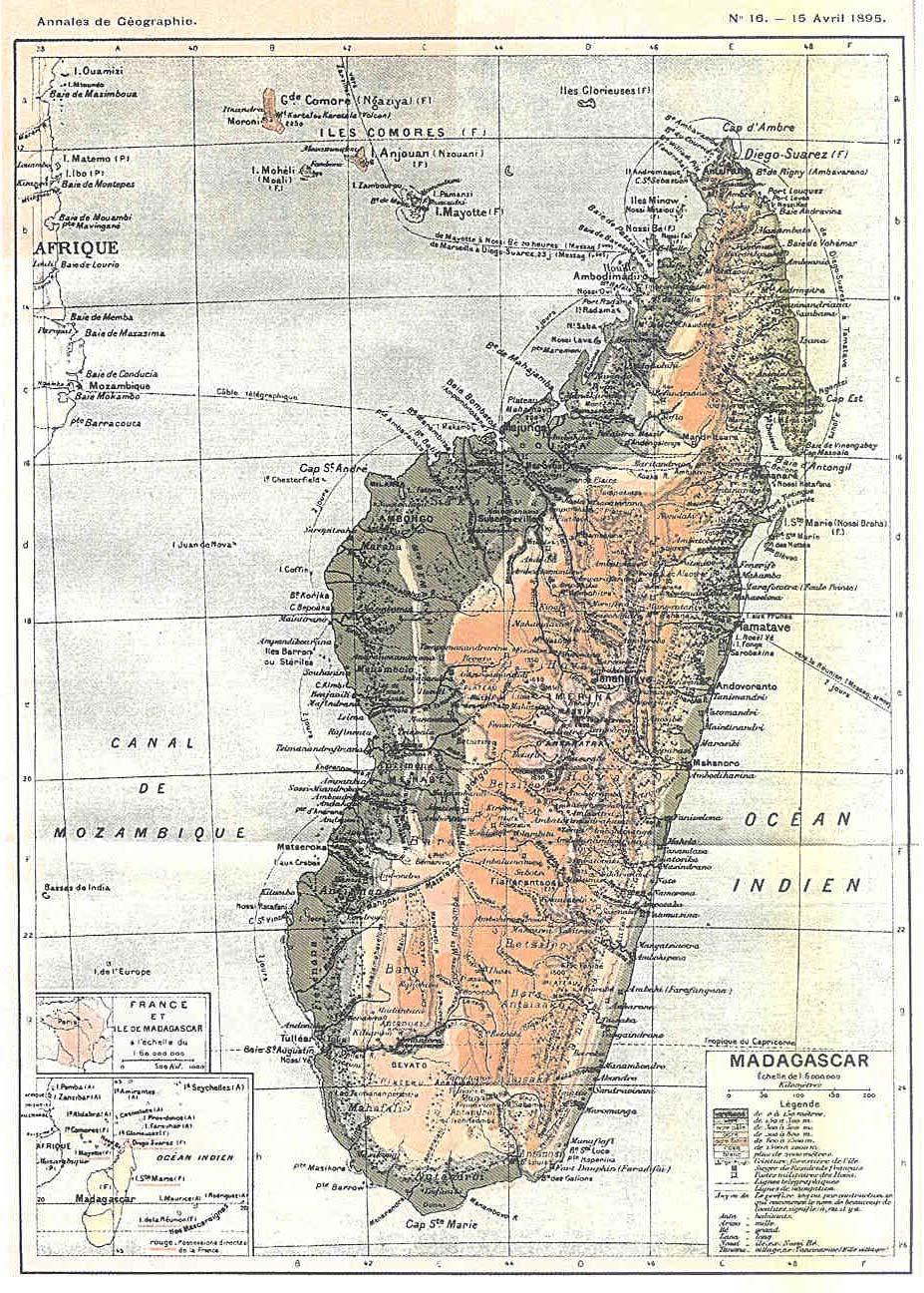 [7] [1] 1. Diego Suarez: Militär- und Handels-Zentrum Hafen 2. Nossi-Bé: Insel, Handels- Zentrum [3] [5] [2] 3. Mayotte: Ausgangspunkt der Komoren-Insel-Kolonie 4.