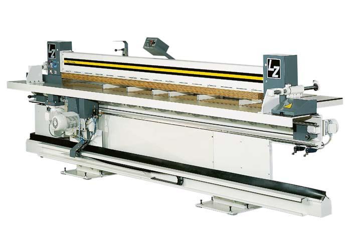 Füge-, Furnier- und Plattensäge veneer cutting and edge jointing machine LZ 5/2 Säge-Fräs-Kombination mit manuellem Vorschub mittels Griffstange.