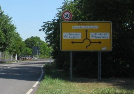 Anschluss B 535 Anbindung über Kreisverkehr