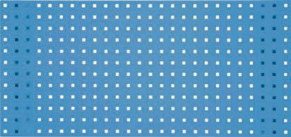 1 Lochplatte - lichtblau vielseitig und praktisch mit 1,25 mm starkem Stahlblech rundum abgekantet schlag- und kratzfeste Kunststoffbeschichtung Lochplatte - resedagrün vielseitig und praktisch mit