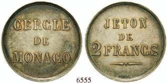 Waage. KM 407.7. ss 25,- 6531 50 Centavos 1884, Guanajuato B über S. Waage. KM 407.4. f.ss 25,- MONACO 6555 Jeton de 2 Francs o. J. (1845-1860).