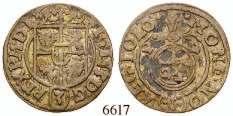ss 15,- 6623 Dreipölker 1626, Bromberg. Wappen / Reichsapfel. Gum.976. ss 20,- 6624 August III.