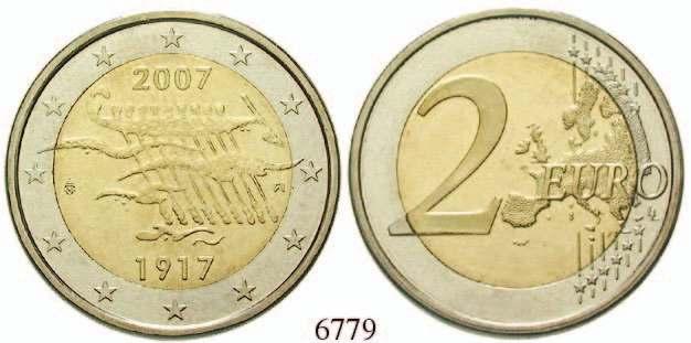 2 EURO GEDENKMÜNZEN BUNDESREPUBLIK DEUTSCHLAND FINNLAND, REPUBLIK 6775 2 Euro 2004. EU-Erweiterung. bfr.