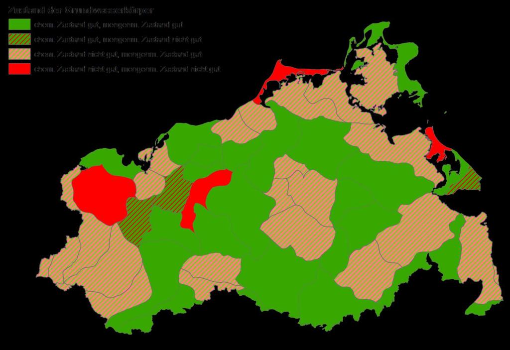 Zustandsbewertung Grundwasser chemischer Zustand 27; 51% 26; 49%