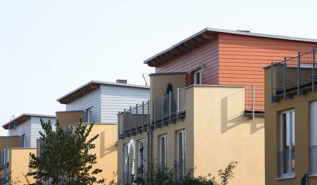 In jeder Hinsicht vorteilhaft CEDRAL für Mehrfamilienhäuser Offene Fuge CEDRAL glatt blau C 15 Wohngebäude, die für mehrere Mieter, Eigentümer oder Pächter konzipiert sind, müssen besonders vielen
