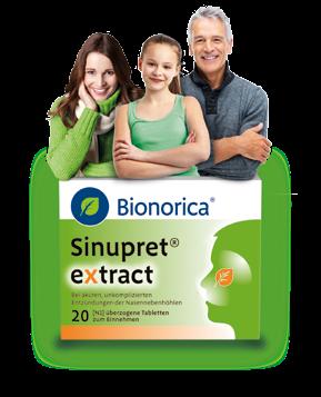 extract (entspricht 160 mg Trockenextrakt) im Vergleich zu 156 mg Pflanzenmischung in Sinupret