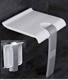 ZUBEHÖR Dusch-Hocker Komfortabler Dusch-Hocker, Sitzfläche aus hochwertigem, stabilem Kunststoff ( ABS), Füße