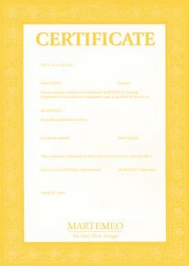 New Marte Meo Certificate Holders (Period: 1-10-2008/15-4-2009) GONNIE AARTS Editor Here are given per country the names of the students who successfully completed their MARTE MEO course and received