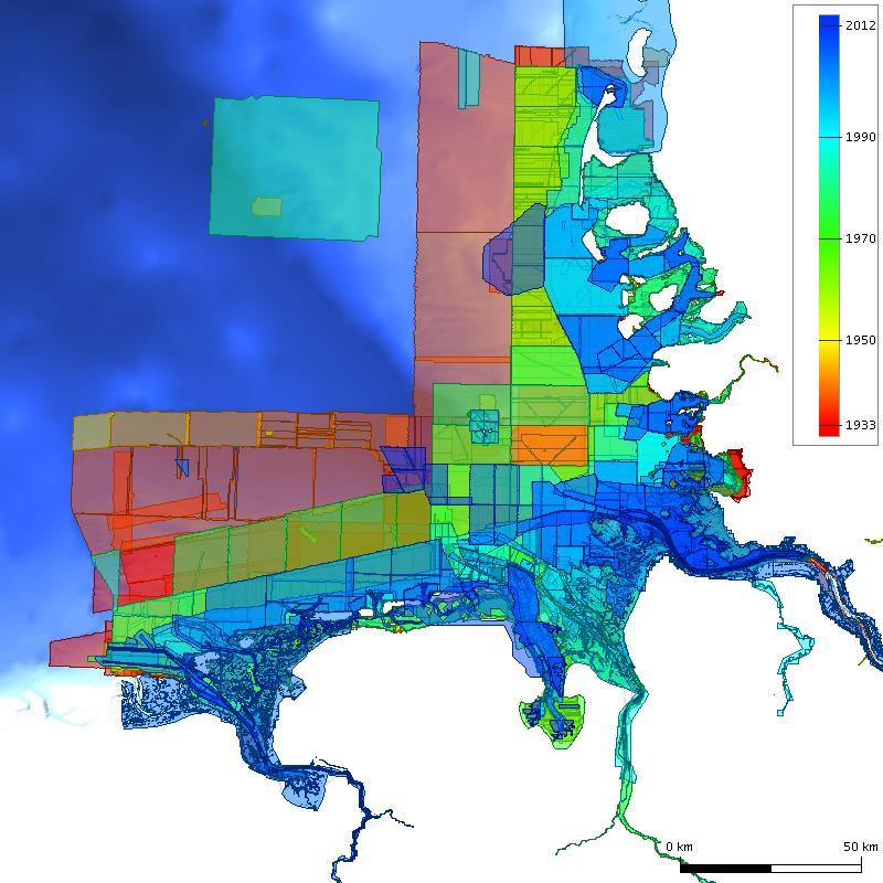 AufMod (2009 2012) Das Funktionale Bodenmodell von BAW und BSH Topographie Naturdaten: