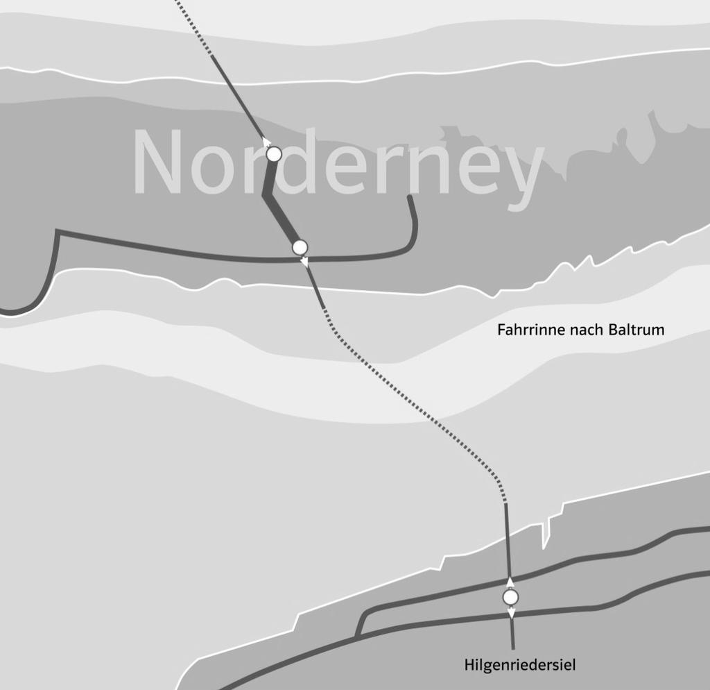 Querung Norderney: Der Weg des Stroms vom Windpark an Land Eine Trasse für mehrere Kabel