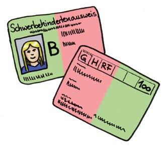 Der Behinderten-Ausweis In Deutschland gibt es einen Schwer-Behinderten-Ausweis. Schwer-behinderte Menschen bekommen den Ausweis.