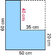 (siehe Bild 1+2) U = 2 * 55 cm + 2 * 35 cm =180 cm E.