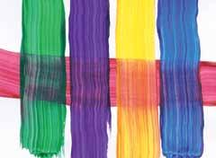 TIPPS & TRICKS Meltdown als Textilfarbe Durch das Mischen von Meltdown und Fabric Medium erhalten Sie eine Textilfarbe die glänzende Eindrücke hinterlässt.