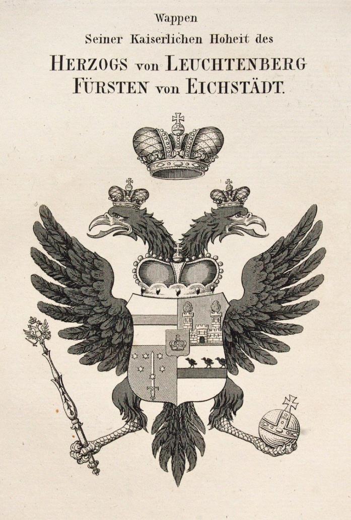 Kaiserlich russische Wappenmehrung vom 12./24.8.1839 (bayer.