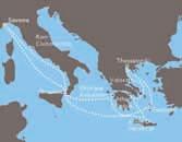 Thessaloniki (Griechenland) Santorin/Thira(Griechenland) Erholung auf See Messina/Sizilien (Italien) Civitavecchia/Rom (Italien) Savona (Italien), Ausschiffung und Busrückreise Ankunft ----13.