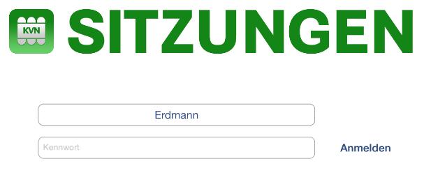 3 Geben Sie Ihr Passwort erneut ein und tippen Sie auf Anmelden Nach erfolgreicher Anmeldung wird Ihnen die Seite mit der Terminübersicht angezeigt.