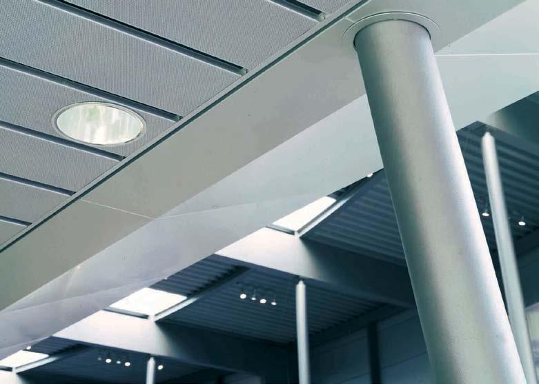 Metalldecken Paneeldecke für niedrige Innenbereiche Metal ceilings Panel ceiling for low ceilings D/C 2