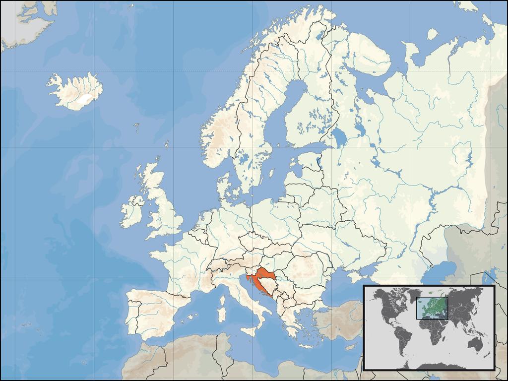 Kroatien Geographie I Lage in Europa Kroatien als Teil der Balkanregion Slowenien Ungarn Serbien und