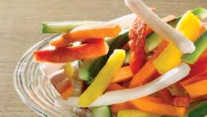 Küchenfertige Gemüse, Salate und Früchte Diverse Gemüse
