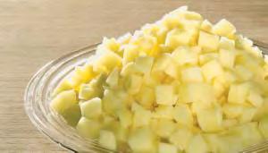 Küchenfertige Gemüse, Salate und Früchte Kartoffeln Golden