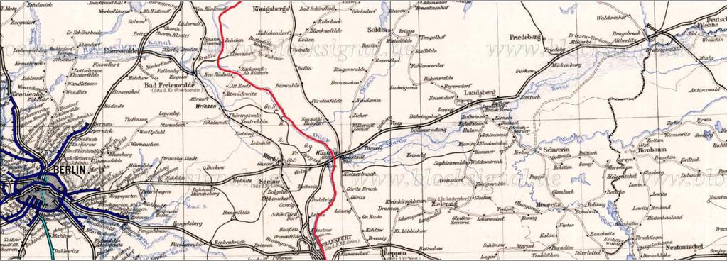 Die Ostbahn 2. Entwicklungseinschnitt 1945 Grenzziehung nach dem 2.