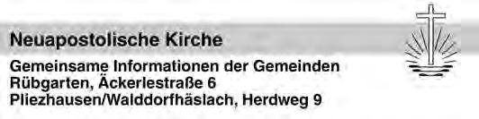 28. April 2016, Nummer 17 Mitteilungsblatt der Gemeinde Walddorfhäslach 13 Öffnungszeiten: Dienstag 14 bis 18 Uhr und Freitag 9 bis 12 Uhr.