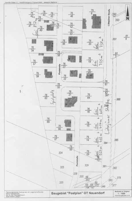 06193 Wettin-Löbejün Tel. 034603 757-0 oder 034603 75732 Grundstücksveräußerungen in der Ortschaft Nauendorf Wohngebiet Postplan u. a.