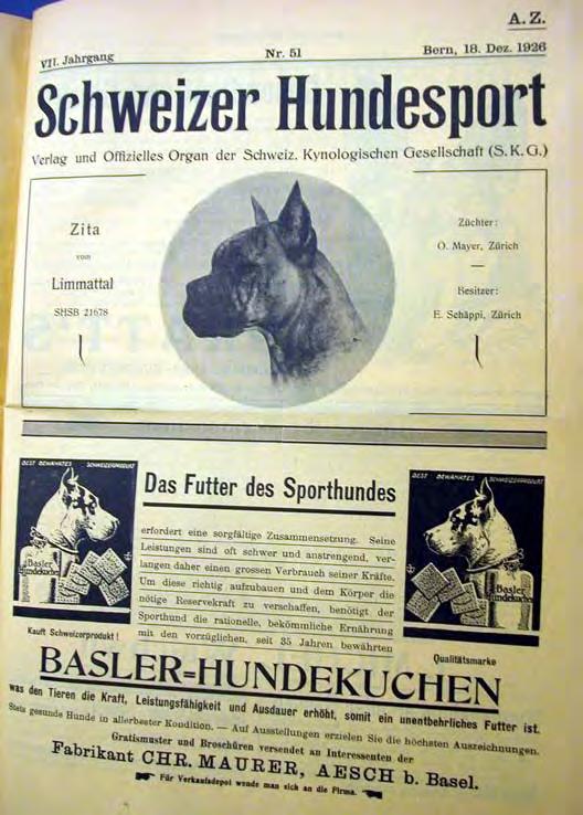 Die Geschichte des Schweizerischen Boxer Clubs 31 1926 gab es im Aargau Boxer zu Fr. 125. zu kaufen, allerdings umständehalber. Das hat sich inzwischen um einiges gewandelt.