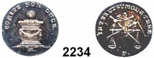 20 Deutsche Münzen und Medaillen Braunschweig und Lüneburg 2234 Harzer Bergrechnungsmarke o.j.