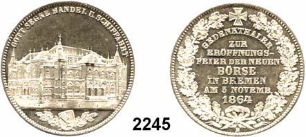 ... Vorzüglich - prägefrisch 80,- 2244 Taler 1863 B, Hannover.
