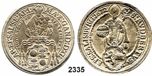30 Deutsche Münzen und Medaillen Maximilian Gandolph von Kuenburg 1668 1687 Salzburg, Erzbistum 2335 Taler 1672. 25,68 g. Zöttl 1996. Probszt 1656. Dav. 3508.