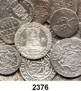 ... Schön bis sehr schön 100,- 2372 LOT von 4 Silbermünzen: Braunschweig - Wolfenbüttel, 2/3 Taler 1765; Bremen,