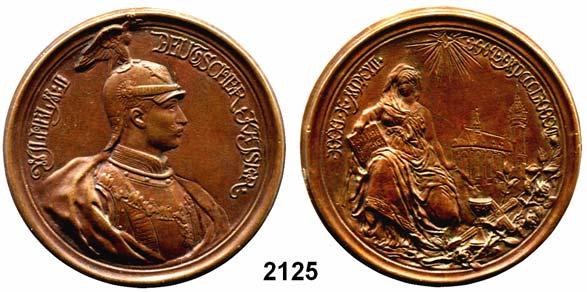 1861 1888 2122 Medaillenförmiges Lederabzeichen für Kleidungsstücke. Brustbild von vorn rechts in Marine - Uniform mit Mütze im doppelten Schriftkreis. 65 mm. 4,81 g.