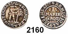 16 Deutsche Münzen und Medaillen Braunschweig - Wolfenbüttel Friedrich Ulrich 1613 1634 2157 3 Flitter (Cu) 1621. Steigender Löwe rechts im doppelten Reif.