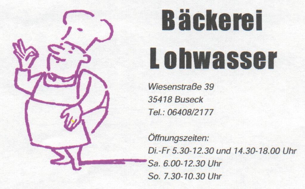 F Fleischerfachgeschäft Gerlach 35418 Großen-Buseck Schlossstraße 2 Telefon (0