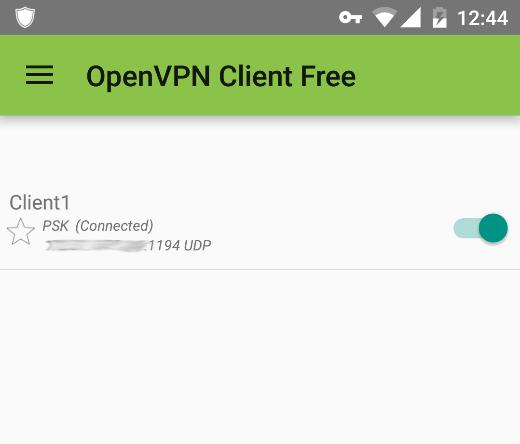 Über ein Plus -Symbol können Sie ein OpenVPN-Konfigurationsdatei importieren. Über Import VPN Config gelangen Sie zum Download Ordner des Android-Systems. Wählen Sie dort die entsprechende Datei aus.