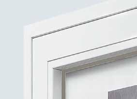 Die Innenansicht harmoniert ideal mit Ihren Wohnraumtüren und wirkt