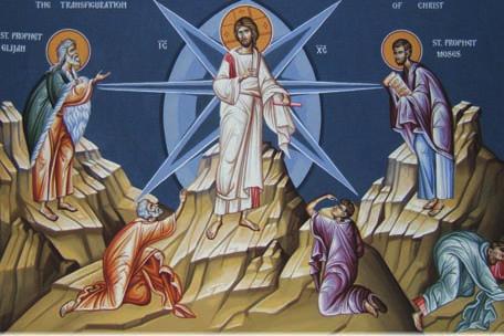 (Joh 8,12) Das Licht, das Petrus, Jakobus und Johannes den drei synoptischen Evangelien gemäss bei der Verklärung Christi auf einem Berg sahen, wird Taborlicht genannt.