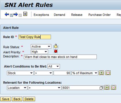 Alternative Methode zum Erstellen einer neuen SNI-Alert-Regel (Fortsetzung) 4.