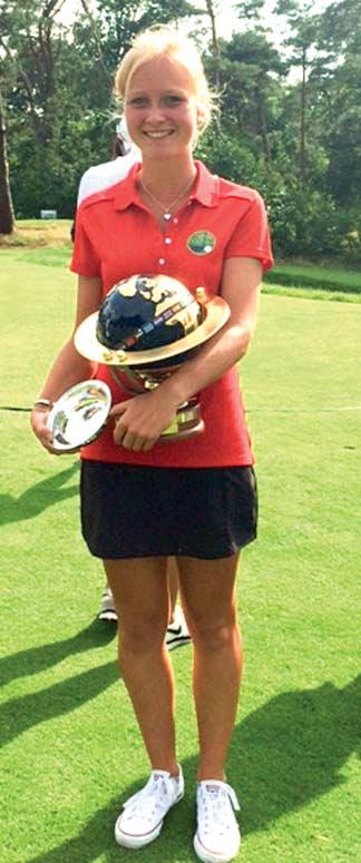 GOLF Sophie Hausmann Super-Saison Vierte bei Amateur-EM der Damen te Europäerin den dritten Platz belegte.