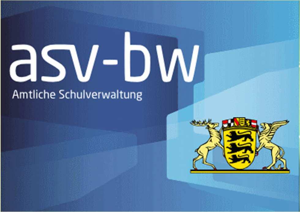 ASV-BW Informationsveranstaltung Amtliches Schulverwaltungsprogramm